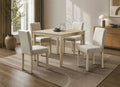 Best Master 5-Piece Light Oak 39" Square Dining Table Set – CD070