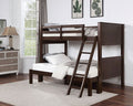 CM-BK658WN-TF Gracie oaks stamos dark walnut finish wood twin over full bunk bed