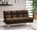 CM2902DB  Latitude run Gerstner Saratoga i dark brown microfiber pillow top futon sofa