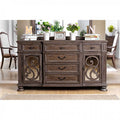 CM3150SV Arcadia rustic natural tone finish wood dining sideboard server buffet table