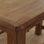 CM3324PT-5PC 5 pc sania natural tone finish wood counter height dining table set with padded chairs