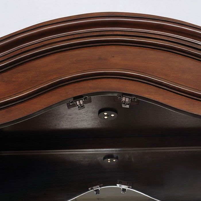 CM3453T-7pc 7 pc Astoria grand dufrene sylvana brown cherry finish wood dining table set