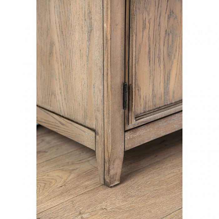CM3577SV  Copper grove baghdati patience natural finish wood storage cabinet server buffet