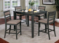 CM3607PT-5PK 5 pc Winston porter fall fafnir gray finish wood counter height dining table set