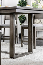 CM3986PT-7PC 7 pc Anton grey finish wood counter height dining table set