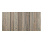 CM4217A-S Lobb natural tone finish wood black metal frame industrial look sofa entry console table with roller wheels