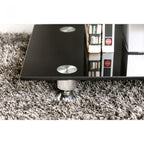 CM5231-TV-60 Dietrich black high gloss finish and chrome accents tv stand