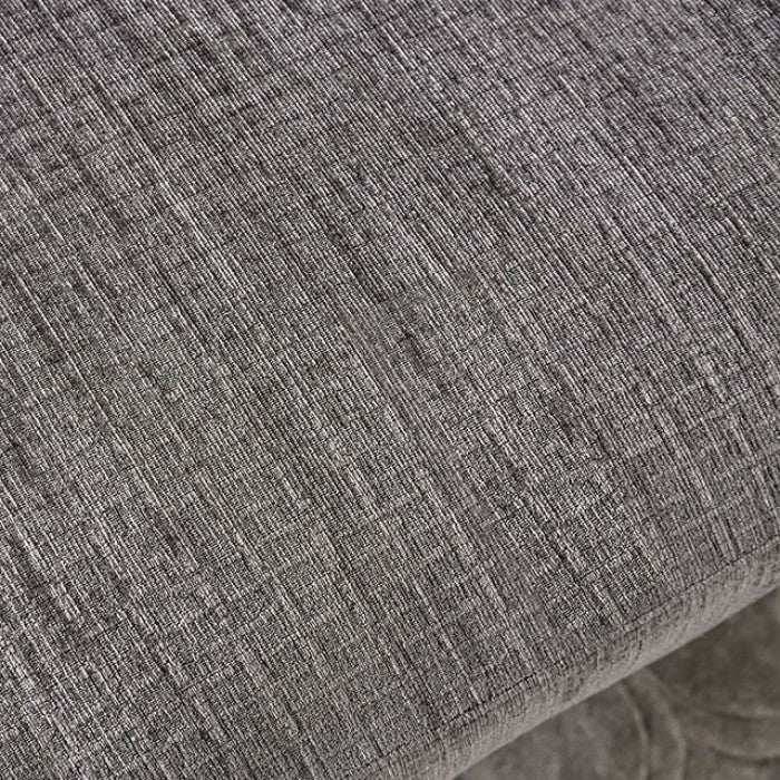 CM6587-SECT-LL-R 3 pc Latitude Run Ruthanne Kaylee gray chenille fabric sectional sofa set with right chaise