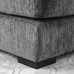 CM6587-SECT-LL-R 3 pc Latitude Run Ruthanne Kaylee gray chenille fabric sectional sofa set with right chaise