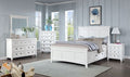 CM7413WH 4 pc Rosdorf park Castile white finish wood queen bedroom set with storage drawers heron cove