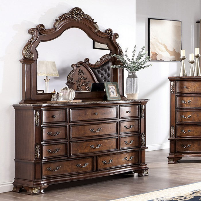 CM7478CH-4PC Astoria Grand Esperanza Brown Cherry Queen Bedroom