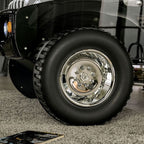 CM7641 Hokku designs speed jump raised racing car style design twin size kids bed w/ LED lights