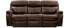 CM9926MB-PM-2PC 2 pc Antenor brown top grain leather sofa and love seat set power recliner ends and power headrests