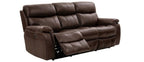 CM9926MB-PM-2PC 2 pc Antenor brown top grain leather sofa and love seat set power recliner ends and power headrests