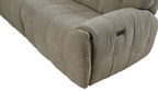 CM9936BG-PM 6 pc Clemens beige chenille sectional sofa with power motion recliners and wireless charging pad console