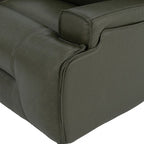 Dallas Dark Olive Green Top Grain Leather Match 2-Piece Power Zero Gravity Sofa & Love Seat Set – CM9945-FOGR-PM-2PC