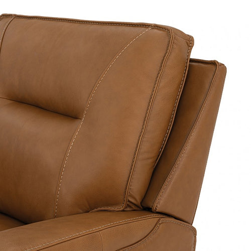 Dallas Camel Brown Top Grain Leather Match 2-Piece Power Zero Gravity Sofa & Love Seat Set – CM9945-POCA-PM-2PC