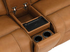 Dallas Camel Brown Top Grain Leather Match 2-Piece Power Zero Gravity Sofa & Love Seat Set – CM9945-POCA-PM-2PC