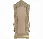 Acme DN00467 7 pc Astoria grand Vatican light gold and champagne finish wood french inspired grand dining room set