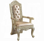 Acme DN00467 7 pc Astoria grand Vatican light gold and champagne finish wood french inspired grand dining room set