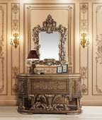Acme DN00474 Astoria grand constantine antique gold finish wood french inspired baroque ornate server buffet sideboard