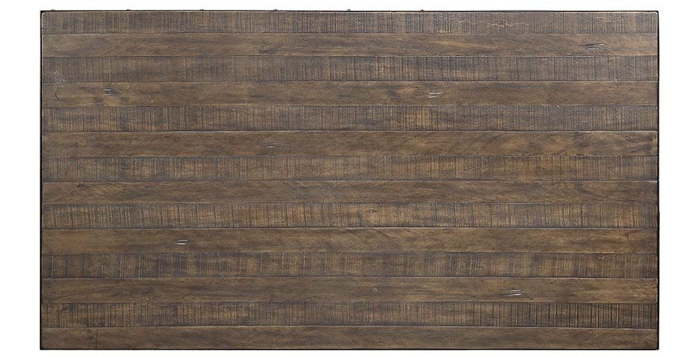 Acme DN00980 6 pc Raphaela weathered cherry finish wood farmhouse style dining table set with bench