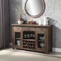 Acme DN00983 Raphaela weathered cherry finish wood farmhouse style dining buffet server side cabinet