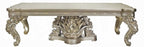 Acme DN01197-7PC 7 pc Astoria grand Danae champagne finish wood 18th century french inspired baroque ornate dining table set