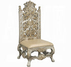 Acme DN01197-7PC 7 pc Astoria grand Danae champagne finish wood 18th century french inspired baroque ornate dining table set