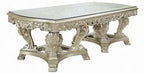 Acme DN01208-7PC 7 pc Astoria grand Sorina antique gold finish wood 18th century french inspired baroque ornate dining table set