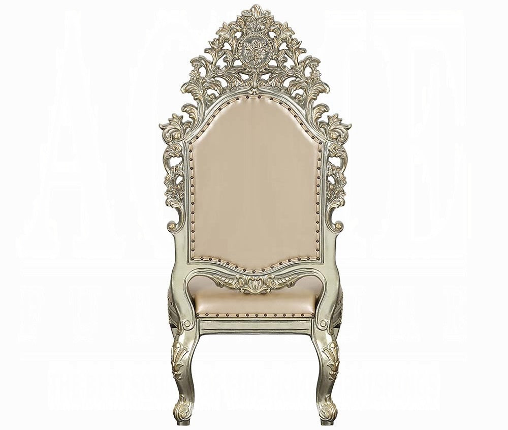 Acme DN01208-7PC 7 pc Astoria grand Sorina antique gold finish wood 18th century french inspired baroque ornate dining table set