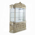 Acme DN01211 2 pc Astoria grand Sorina antique gold finish wood 18th century french inspired baroque ornate Hutch and buffet china cabinet