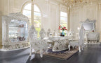 Acme DN01229-7PC 7 pc Astoria grand Adara antique white finish wood french inspired baroque ornate dining table set