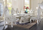 Acme DN01229-7PC 7 pc Astoria grand Adara antique white finish wood french inspired baroque ornate dining table set