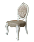 Acme DN01389 Set of 2 Astoria grand welton versailles bone white wash finish wood dining chairs
