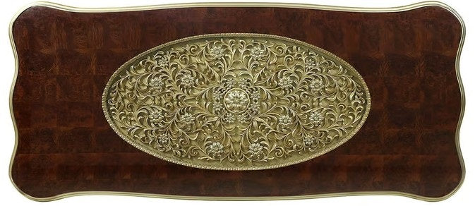 Acme DN01482-7PC 7 pc Astoria grand Cabriole gold finish wood 18th century french inspired baroque ornate dining table set