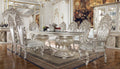 Acme DN01494-7PC 7 pc Astoria grand Sandoval champagne finish wood 18th century french inspired baroque ornate dining table set
