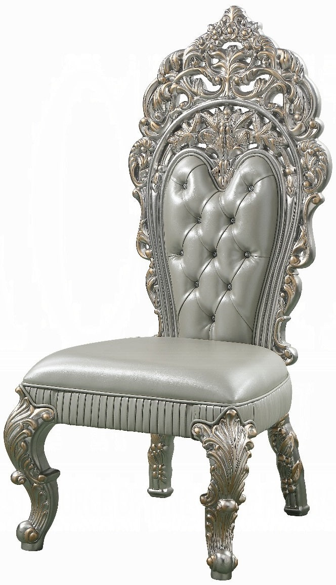 Acme DN01494-7PC 7 pc Astoria grand Sandoval champagne finish wood 18th century french inspired baroque ornate dining table set