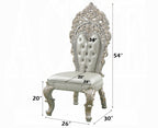 Acme DN01494-7PC 7 pc Astoria grand Sandoval champagne finish wood 18th century french inspired baroque ornate dining table set