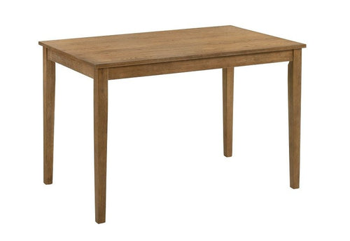 Acme DN01804-5PC 5 pc Kayee weathered oak finish wood dining table set fabric chairs