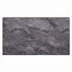 Acme DN02312-14 5 pc bevis walnut finish wood and engineered stone top mid century modern dining table set green chairs