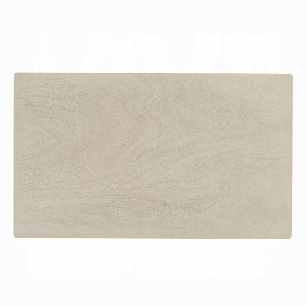 Acme DN02945-7PC 7 pc Ferris antique grey finish wood dining table set