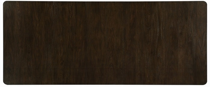 Acme DN02955-7PC 7 pc Carena white finish wood brown finish top mid century modern dining table set