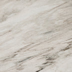 Acme DN03085-7PC 7 pc Charity grey oak finish wood rounded edge white marble top dining table set