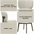 Acme DN03655-9PC 9 pc Mallin walnut finish wood 59" square mid-century modern dining table set