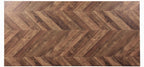 Acme DN03725-7PC 7 pc Gilsea brown finish wood plank look counter height dining table set