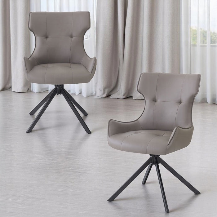 Acme DN03735-5PC  5 pc Damita black and white ceramic top 95" dining table set black frame and camel faux leather