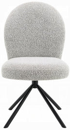 Acme DN03765-7PC 7 pc Lawton natural and black finish wood mid-century modern dining table set