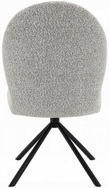 Acme DN03765-7PC 7 pc Lawton natural and black finish wood mid-century modern dining table set