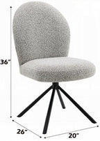 Acme DN03765-7PC 7 pc Lawton natural and black finish wood mid-century modern dining table set